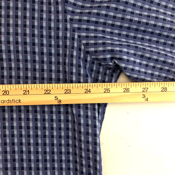 Tailorbyrd Mens Flip Cuff Long Sleeve Button Front Shirt Color Blue Size XL - Picture 5 of 10